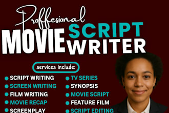 write compelling movie scripts, screenplays, short films, and video scripts