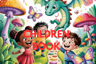 design children book illustration using midjourney ai