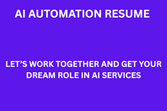 do ai automation computer vision ai website resume writing