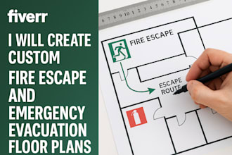 create custom fire escape and emergency evacuation floor plans