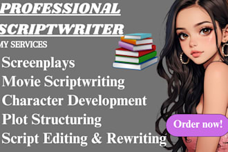 movie scriptwriting  youtube script screenplay screenwriting