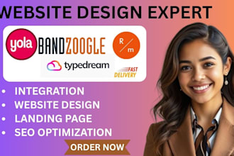 design yola website typedream  bandzoogle  readymag website