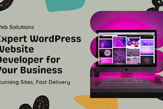 design a professional wordpress website or web store