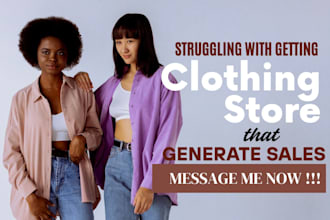 build a high converting kids clothing shopify store for clothing brands