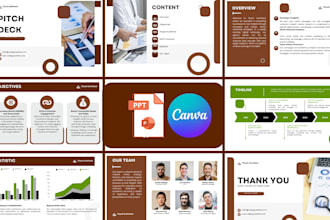 design redesign pitch deck powerpoint presentation google slides canva