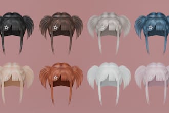 design custom 3d roblox ugc items, roblox accessories for your r6, r15 avatars
