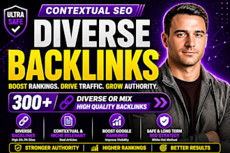 diverse backlinks white hat and manual seo contextual