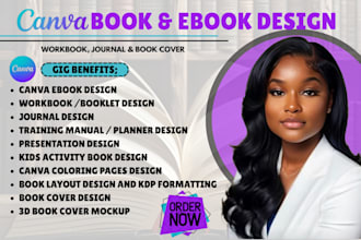do canva ebook design workbook notebook design canva journal planner design