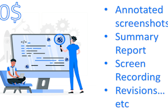 manually test UI, UX, and functionality of your website or web app
