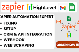 zapier automation fix zapier integration zapier workflow zapier expert