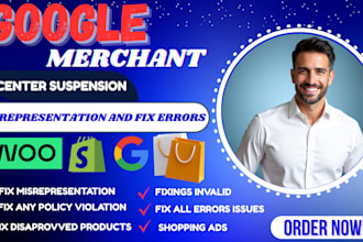 fix google merchant center suspension