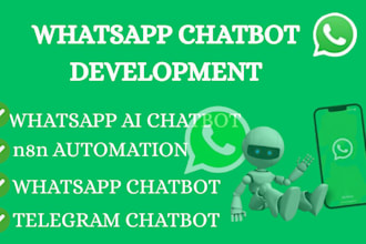 build whatsapp ai chatbot n8n automation whatsapp automation telegram chatbot