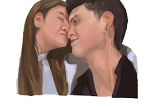 draw a stylized digital portrait of you