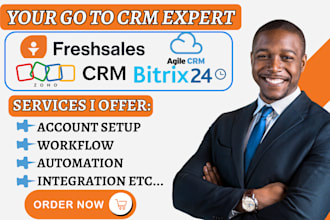 do agile freshsales bitrix24 honeybook automation pipedrive zoho crm integration