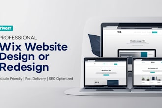 design or redesign wix website, wix website design, wix website redesign