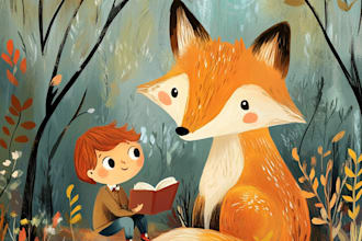 draw children book illustration