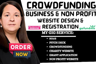 non profit website for charity donation fundraising 501c3 crowdfunding ngo