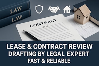 review and draft property and lease agreement, contract agreement
