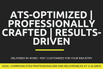 write a job winning resume tailored to your industry