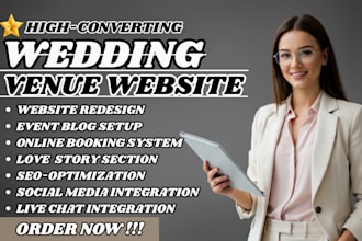wedding venue website venue rental website wedding hall booking website