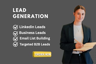 do b2b linkedin lead generation email list building
