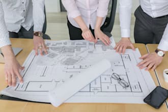 draw,review stamp architectural engineering floor plans for USA, canadian and UK