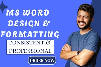 format and design your microsoft word document