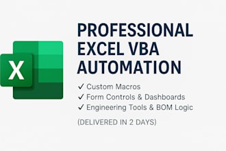 automate your excel sheet with custom vba macros