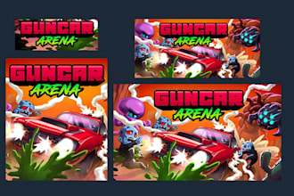 do game banner steam capsule game ui game poster game art logo steam graphics