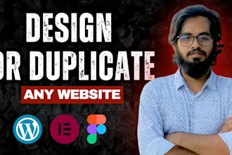 design or duplicate or build a wordpress website