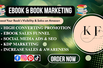 do amazon kindle book promotion ebook marketing amazon kdp ads book advertising