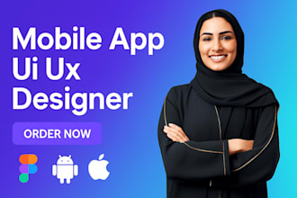 do mobile app UI UX design for finance, healthcare, and ecommerce in figma app