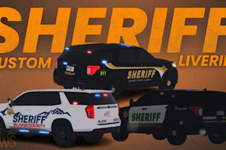 design sheriff and highway patrol liveries for your erlc server