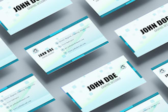 design professional and modern business cards for you