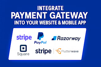 integrate payment gateway into your website and mobile app