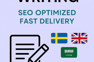 write SEO optimized blog posts and articles using ai