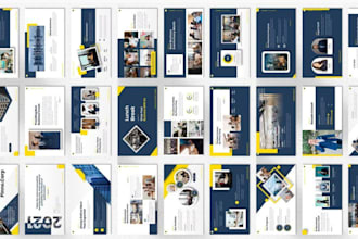design a professional and clean powerpoint, canva, or google slides presentation