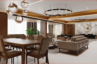 design modern apartment interior, space planning, interior layout,3ds max render