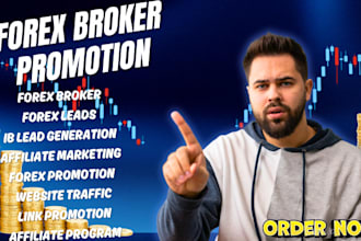 do forex broker promotion, ib lead generation, and recruit forex traders