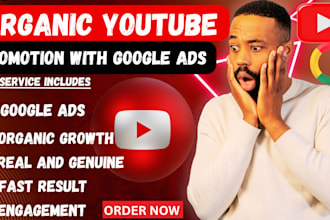 do superfast youtube promotion, google ads setup, video promotion