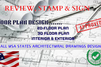 draw or stamp your architectural and engineering, mep drawing for city permit