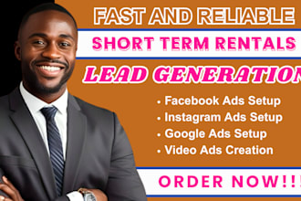 short term rentals leads short term rentals facebook ads google ads video ads