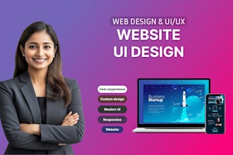 design a modern , classy, and intuitive website UI design