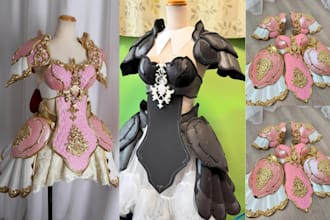 do 3d wearable cosplay model fabric armor 3d print cosplay props anime cosplay