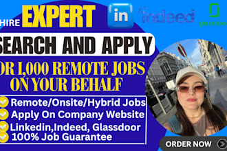 search and apply for remote job, write a job application letter