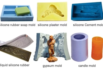 make 3d rubber, bottle cap, plastic, silicone and statues mold for your products