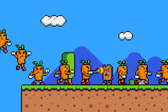 create a custom pixel art character sprite and animation for you