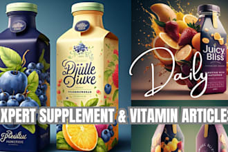 write food supplements and vitamins articles on hearth sites