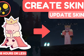 create or update your mc skins