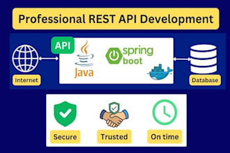 rest API development with external API integration